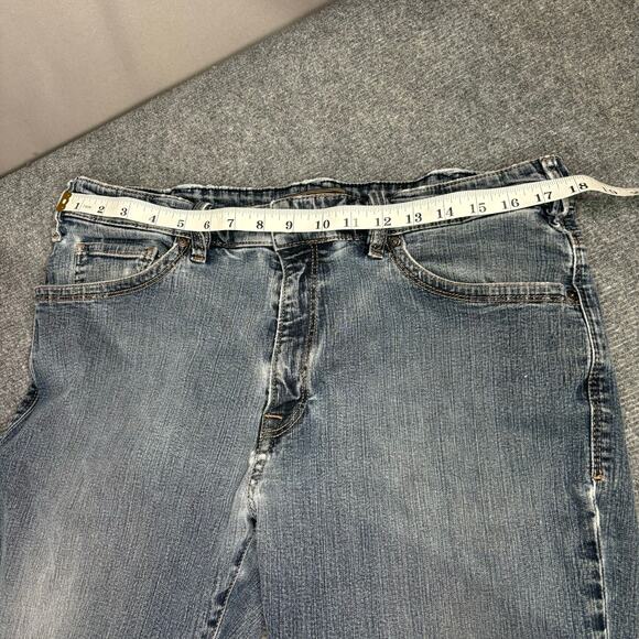 34 Heritage Jeans Men’s 38 Charisma Straight Leg Light Wash Cotton Blend Blue - Picture 6 of 11